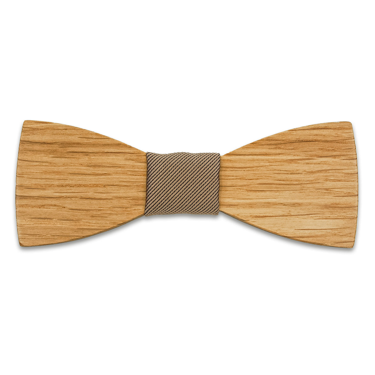 Stadtholz Holzfliege Stockholm Eiche, Stoff Cane (Beige) - STADTHOLZ