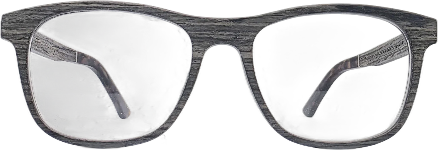 Holzbrille Mitte Special, frontal