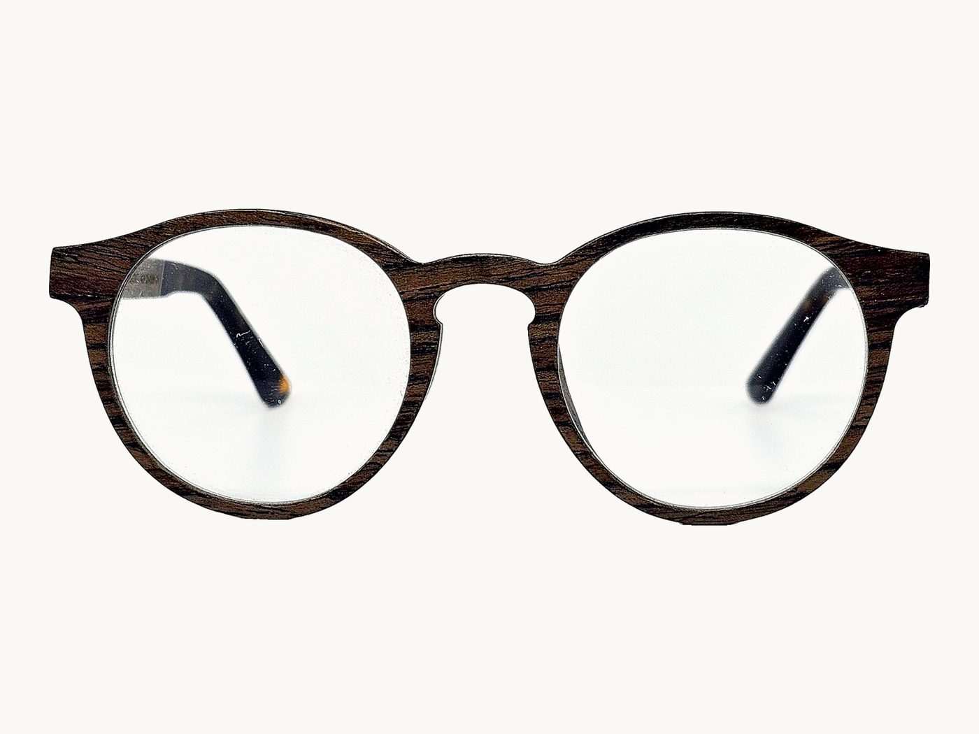 Holzbrille Blumenthal xs in Nussbaum, runde Fassungsform