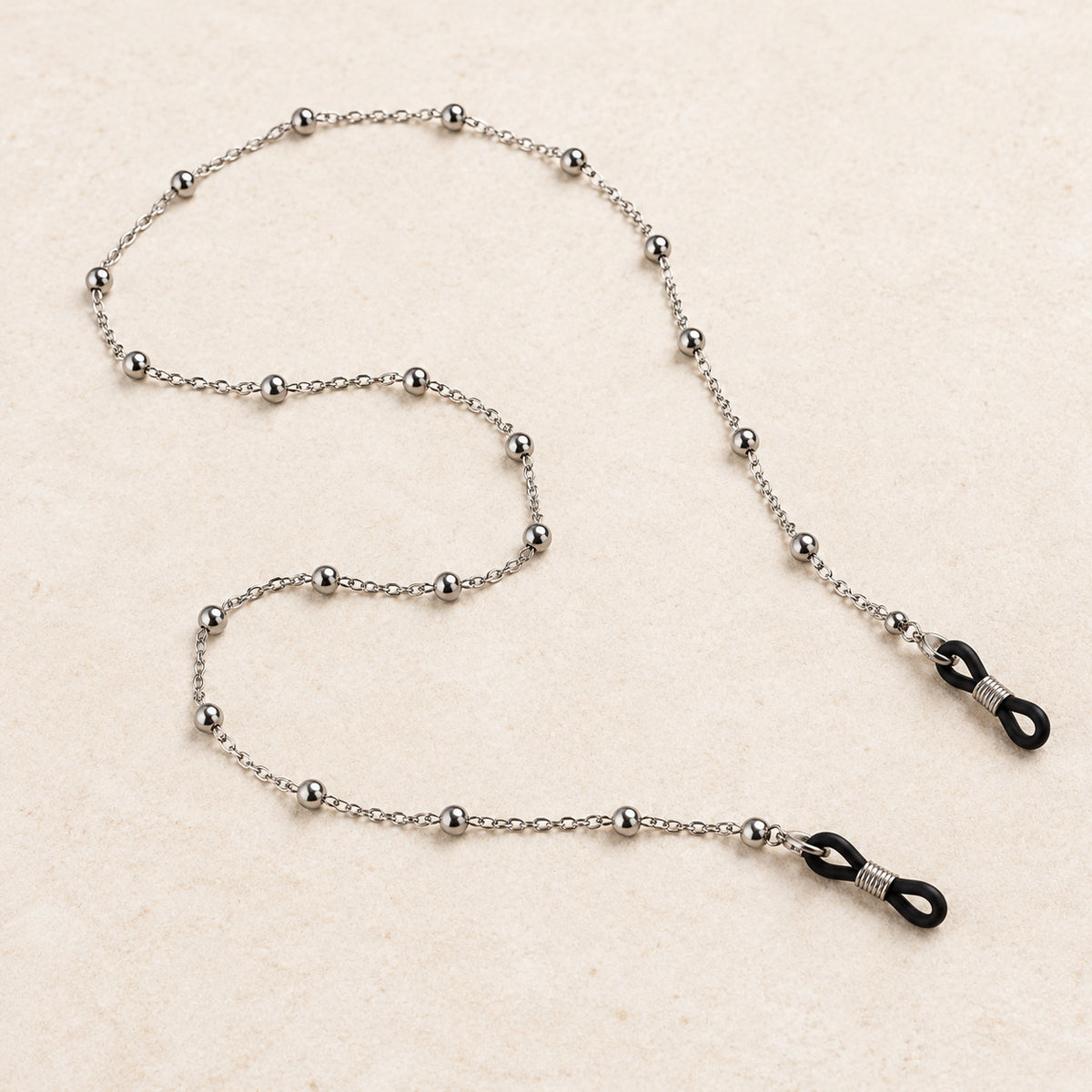 Brillenkette BallChain Edelstahl