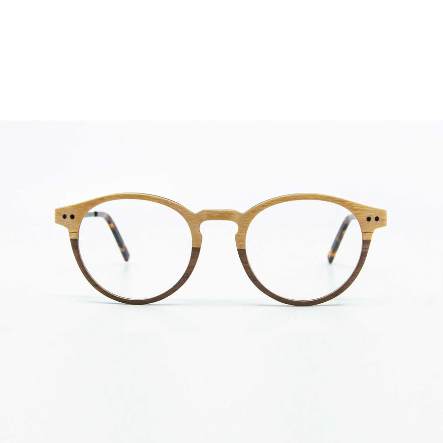 Holzbrille Houston twotone bronze, Ansicht 1