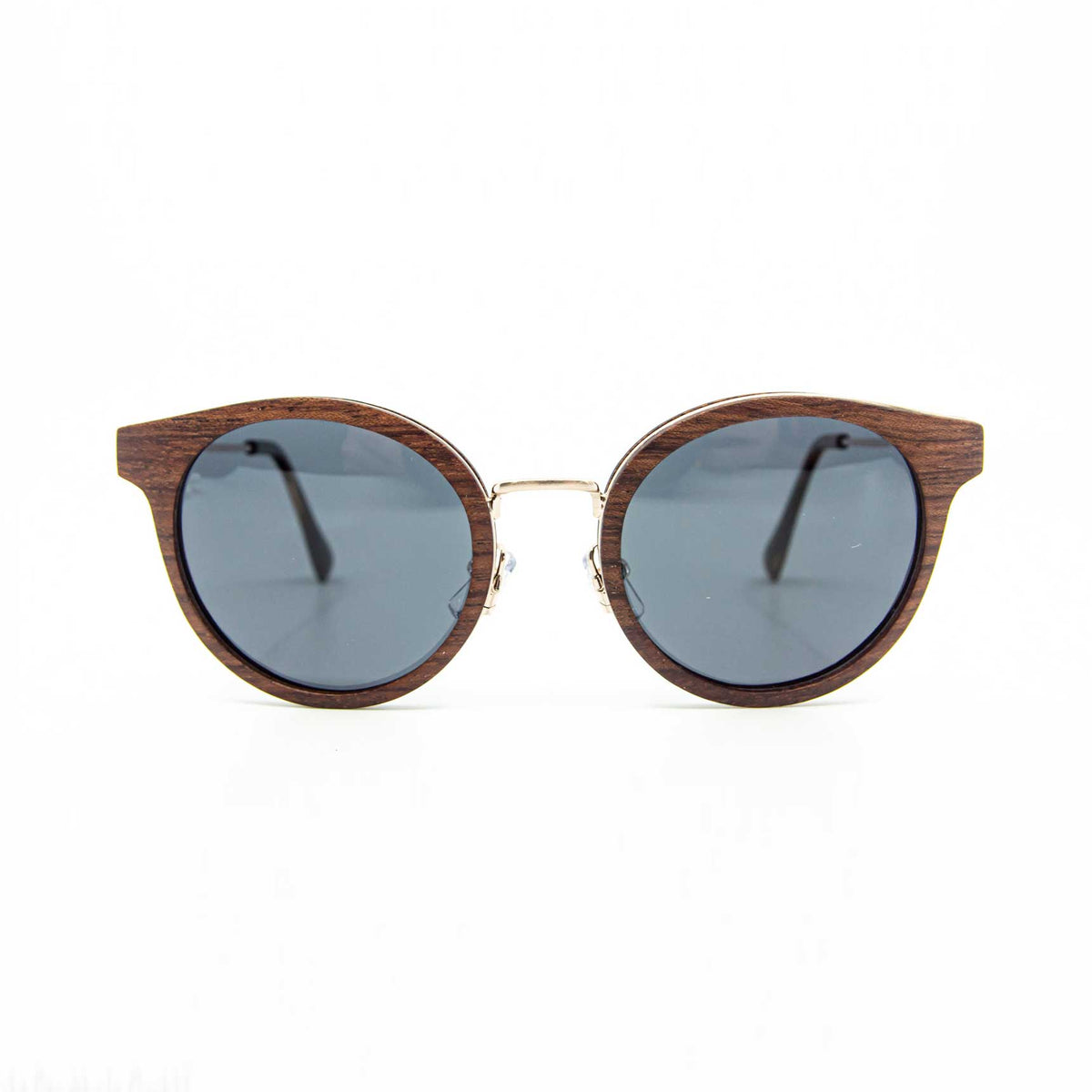 Sonnenbrille WM Algier green Edelstahl Rosenholz, Ansicht 1