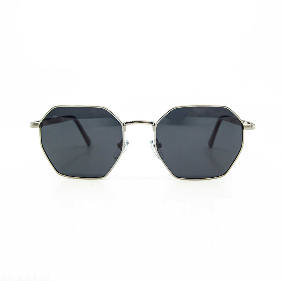 Sonnenbrille Baku Edelstahl Ebenholz, Ansicht 1