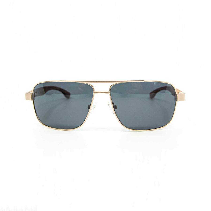 Sonnenbrille WM Nassau Edelstahl Nussbaum, Ansicht 1