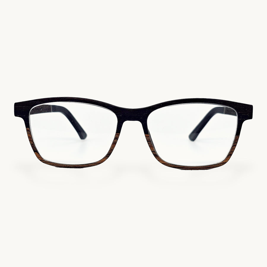 Holzbrille Kreuzberg C94 Noir Rosenholz - STADTHOLZ