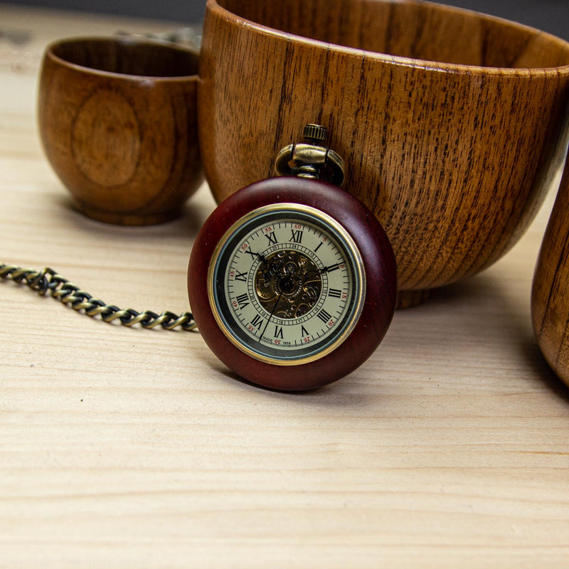 Holz-Taschenuhr Sheffield