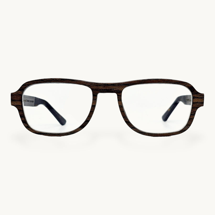 Holzbrille Zuffenhausen Small C107 Nussbaum - STADTHOLZ