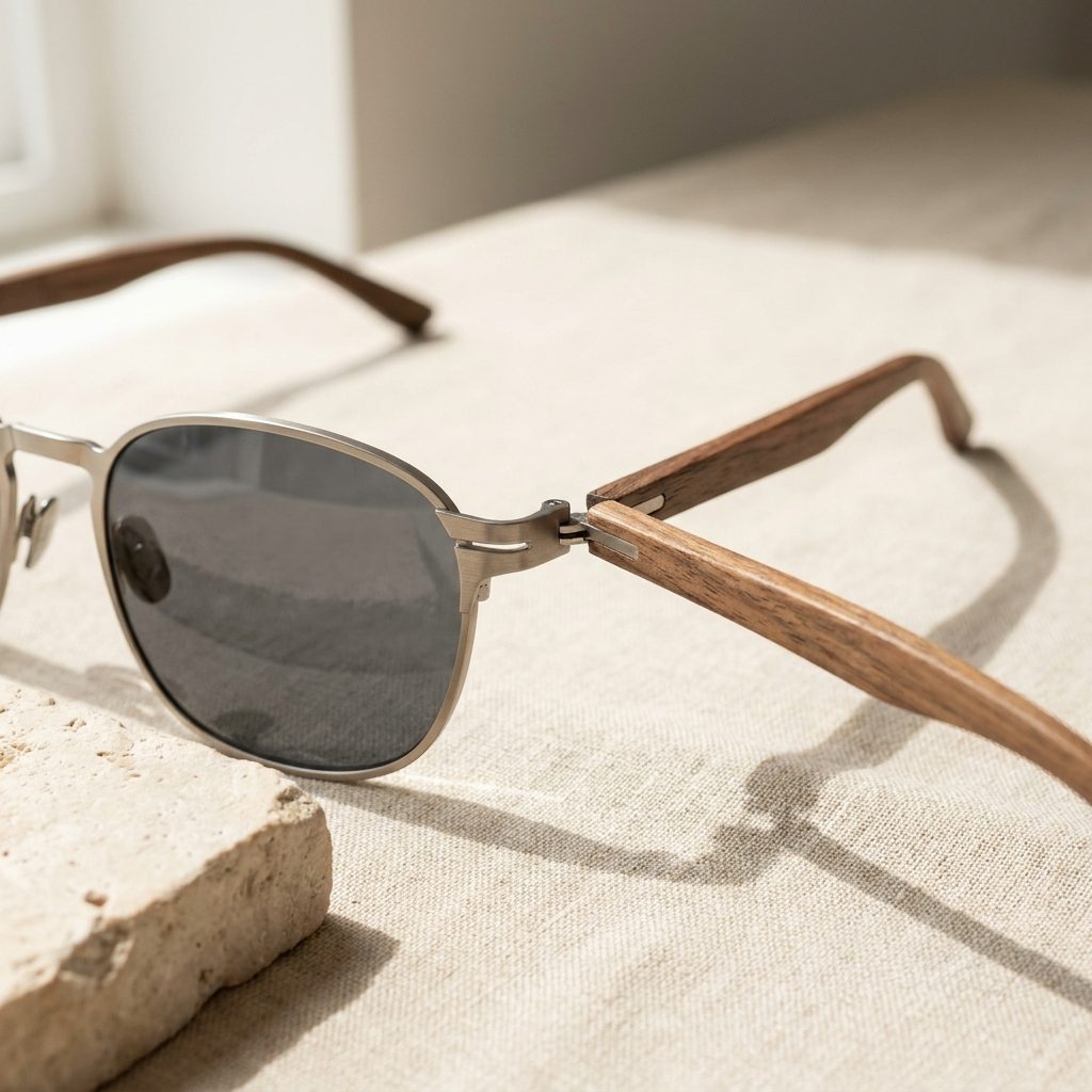 Titan mit Holz